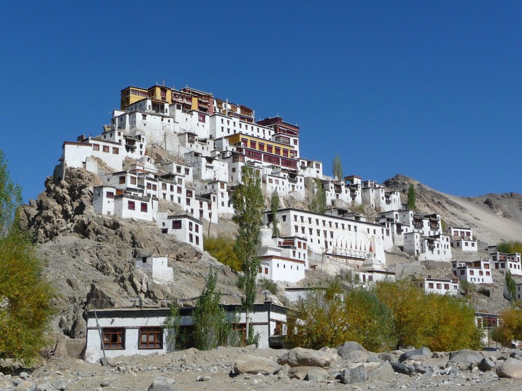 monastery, in Ladakh, India, picture shows the beauty of architect. picture taken by Haq Nawaz – Freelance Digital Marketer